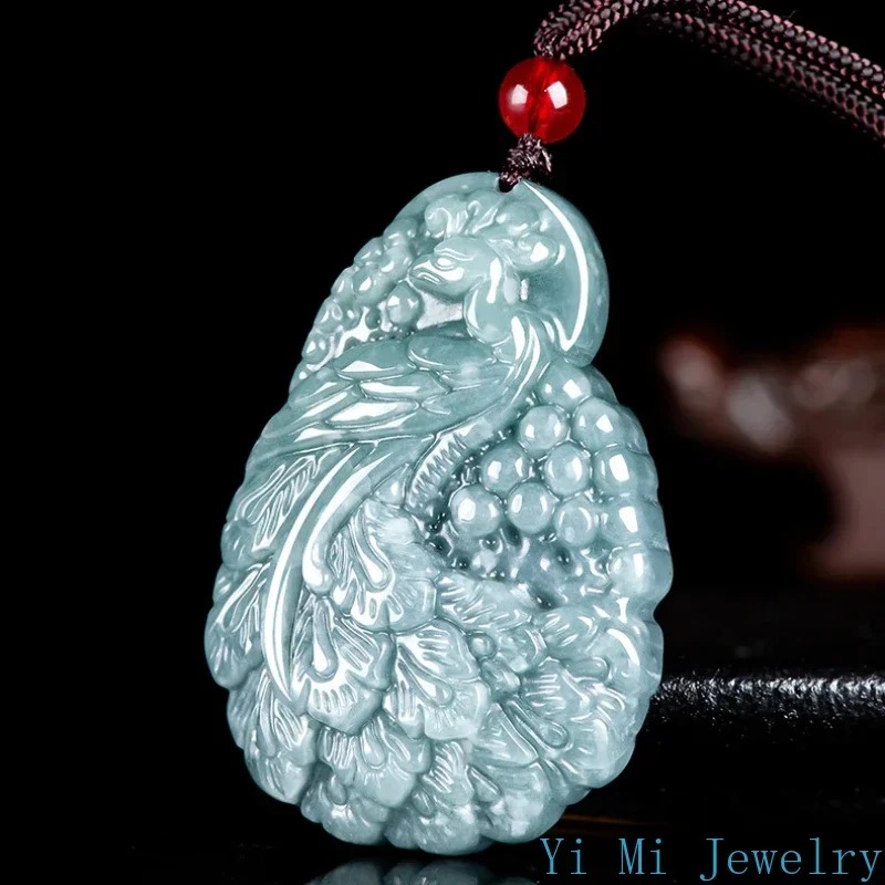Natural A-goods Jadeite Blue W - огляд і ціна Men Accessories Jewellery