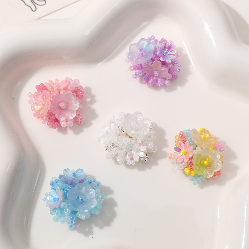 2pcs Crystal Flower Patches fo - огляд і ціна Men Accessories Jewellery