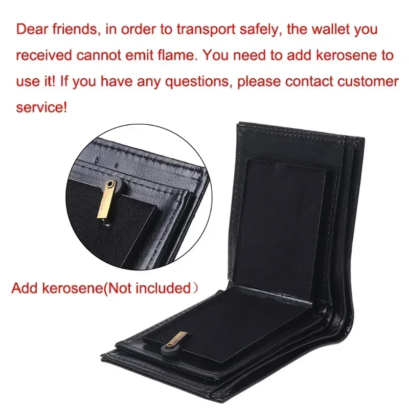 Magic Flame Wallet Lighter Coa - огляд і ціна Men Accessories Gadgets