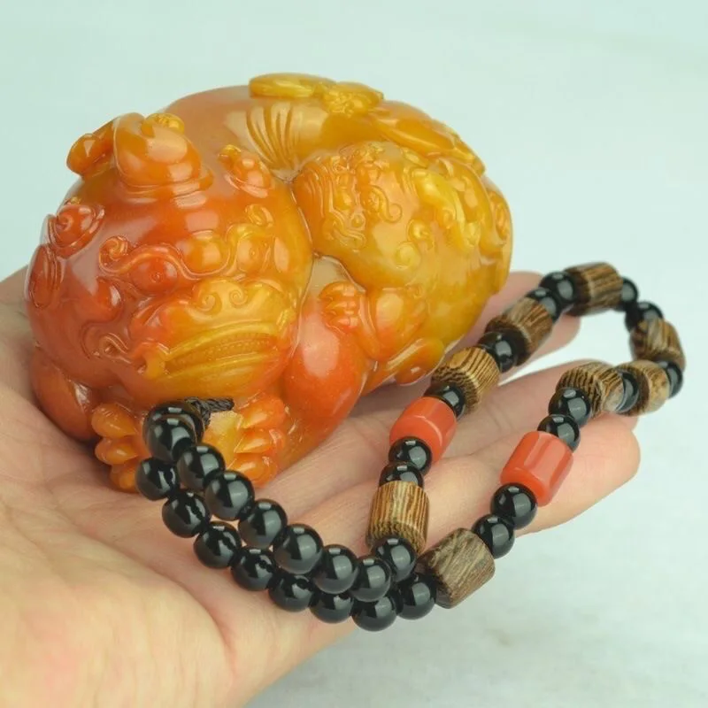 Natural Huang Longyu Pixiu Pen - огляд і ціна Men Accessories Jewellery